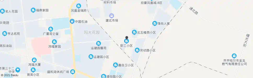 齐齐哈尔城乡粮油市场_公交站地图_齐齐哈尔公交_妙搜公交查询2025