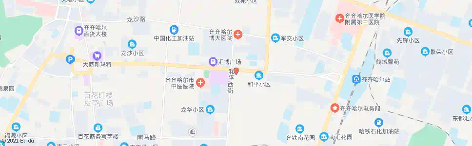 齐齐哈尔区政府_公交站地图_齐齐哈尔公交_妙搜公交查询2025