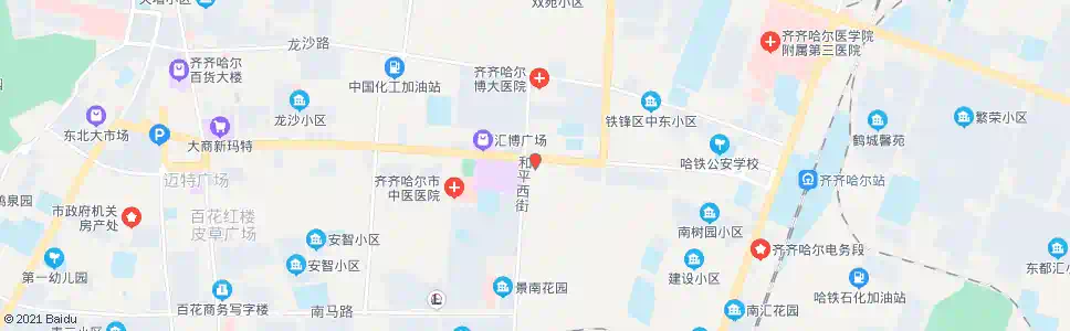 齐齐哈尔铁锋区政府_公交站地图_齐齐哈尔公交_妙搜公交查询2025