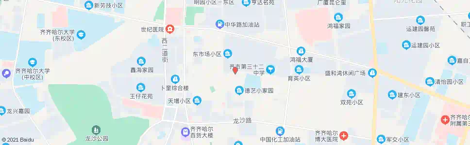 齐齐哈尔东市场小区_公交站地图_齐齐哈尔公交_妙搜公交查询2025
