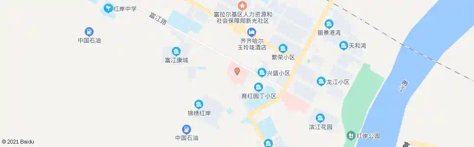 齐齐哈尔北钢二中_公交站地图_齐齐哈尔公交_妙搜公交查询2025