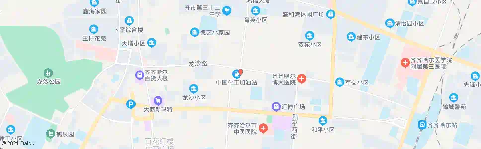 齐齐哈尔华威大厦(东)_公交站地图_齐齐哈尔公交_妙搜公交查询2025