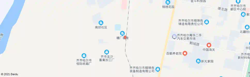 齐齐哈尔糖厂宿舍_公交站地图_齐齐哈尔公交_妙搜公交查询2025