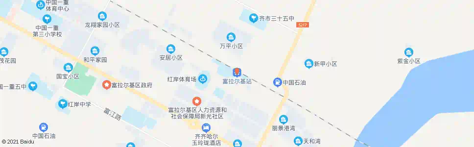 齐齐哈尔富纺织厂(富拉尔基)_公交站地图_齐齐哈尔公交_妙搜公交查询2025