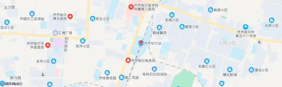 齐齐哈尔高丽王朝_公交站地图_齐齐哈尔公交_妙搜公交查询2025