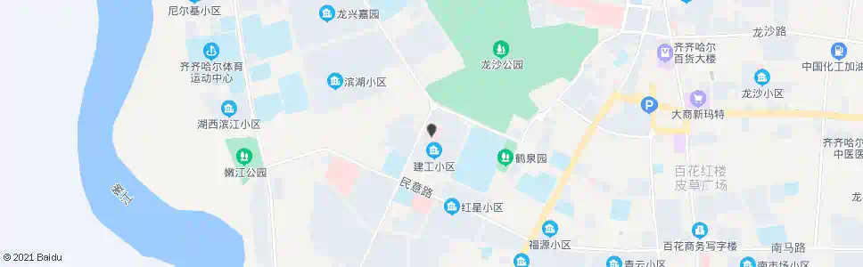 齐齐哈尔公安医院_公交站地图_齐齐哈尔公交_妙搜公交查询2025