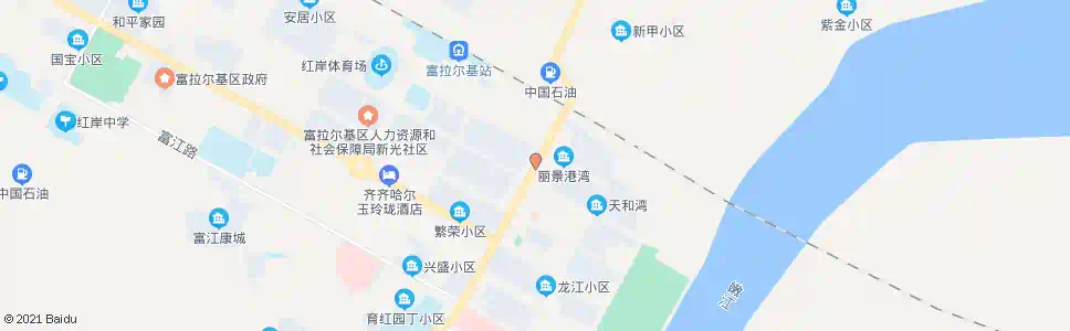 齐齐哈尔向阳桥(富拉尔基)_公交站地图_齐齐哈尔公交_妙搜公交查询2025