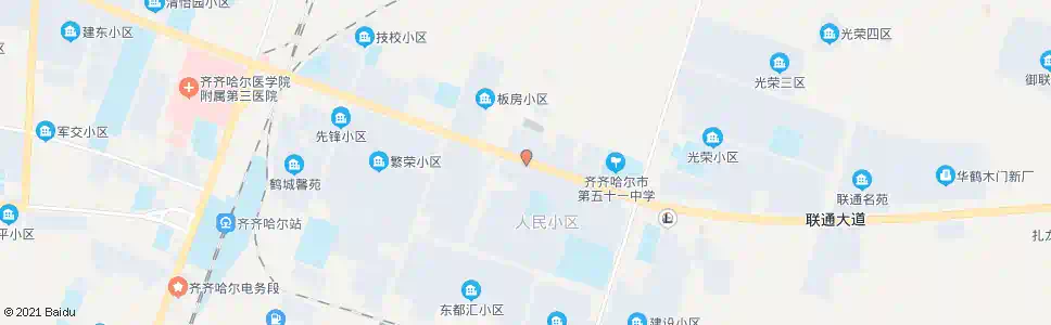 齐齐哈尔车辆厂二中_公交站地图_齐齐哈尔公交_妙搜公交查询2025