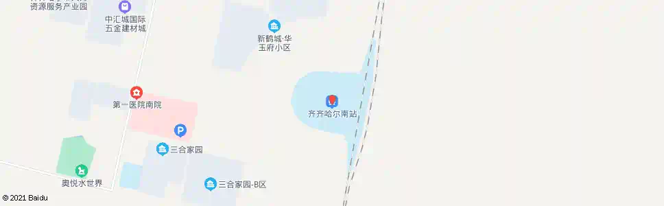 齐齐哈尔南铁道_公交站地图_齐齐哈尔公交_妙搜公交查询2025