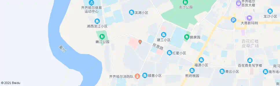 齐齐哈尔沿江市场_公交站地图_齐齐哈尔公交_妙搜公交查询2025