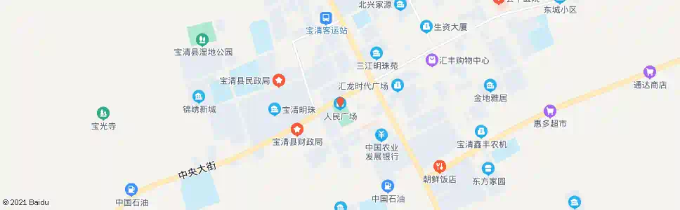 双鸭山人民广场_公交站地图_双鸭山公交_妙搜公交查询2025