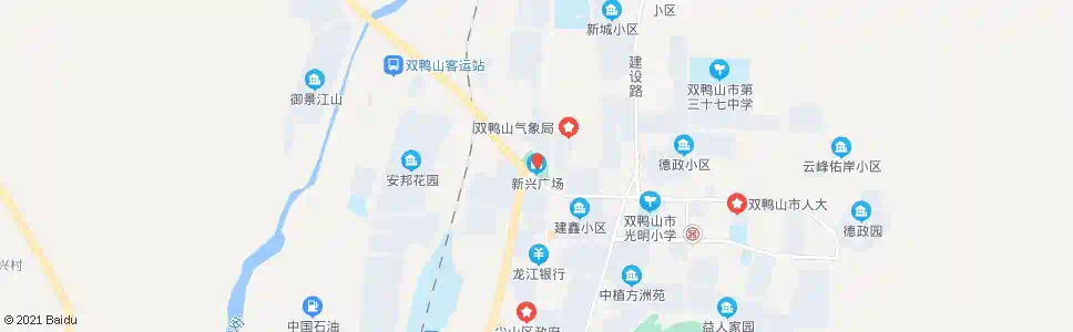 双鸭山新兴广场_公交站地图_双鸭山公交_妙搜公交查询2025