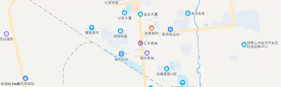 双鸭山汇丰商城_公交站地图_双鸭山公交_妙搜公交查询2025