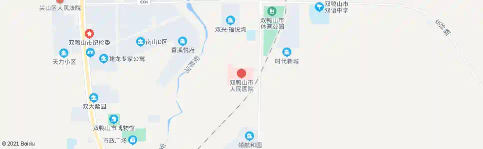 双鸭山人民医院_公交站地图_双鸭山公交_妙搜公交查询2025
