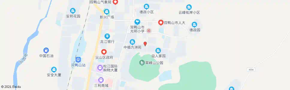 双鸭山中植小区_公交站地图_双鸭山公交_妙搜公交查询2025