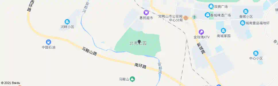 双鸭山北秀公园_公交站地图_双鸭山公交_妙搜公交查询2025