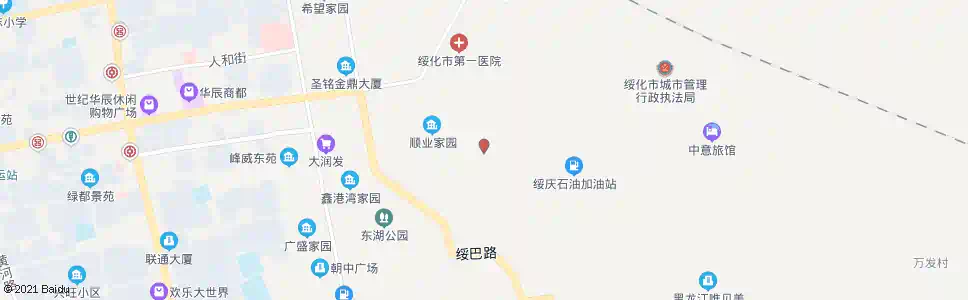 绥化四十一厂家属院_公交站地图_绥化公交_妙搜公交查询2025