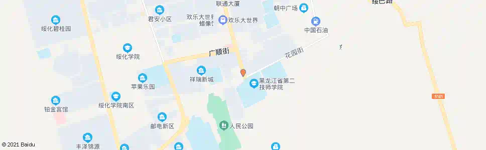 绥化铁路司机学校_公交站地图_绥化公交_妙搜公交查询2025