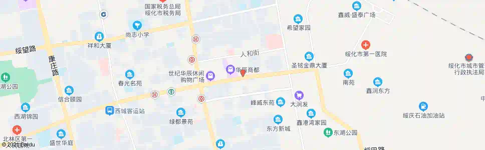 绥化供销大楼_公交站地图_绥化公交_妙搜公交查询2025