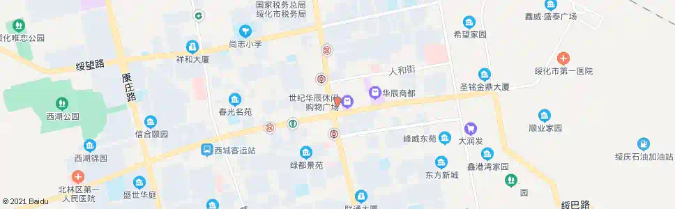 绥化正大购物广场_公交站地图_绥化公交_妙搜公交查询2025