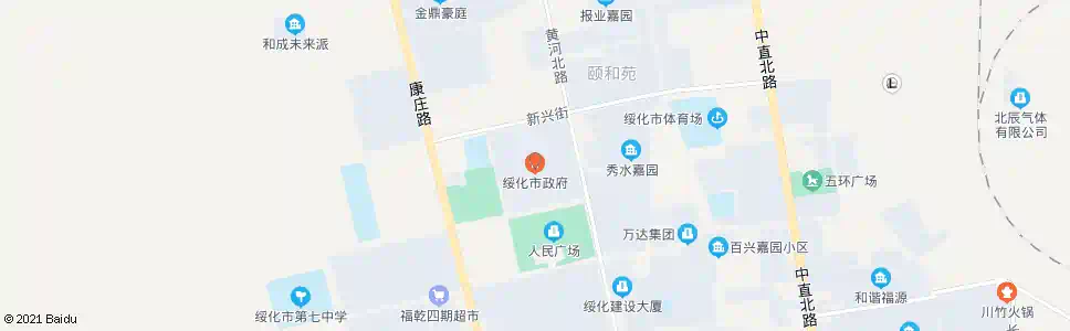 绥化市政府_公交站地图_绥化公交_妙搜公交查询2025