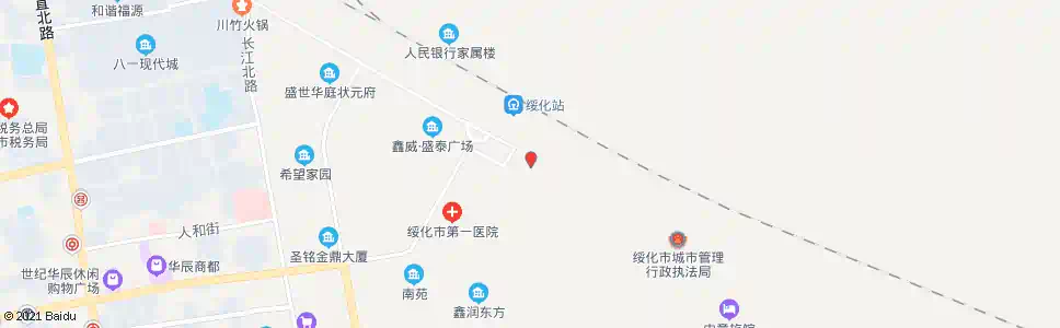 绥化鑫威家园_公交站地图_绥化公交_妙搜公交查询2025