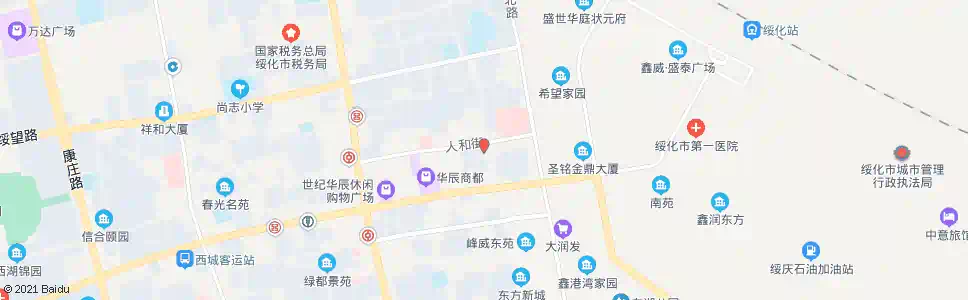 绥化老九百食杂_公交站地图_绥化公交_妙搜公交查询2025