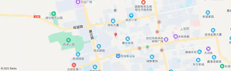 绥化市医院东门_公交站地图_绥化公交_妙搜公交查询2025