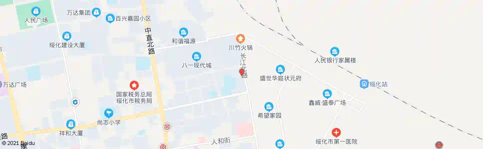 绥化粉米厂西门_公交站地图_绥化公交_妙搜公交查询2025