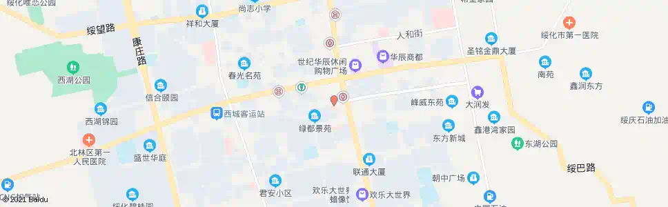 绥化三院_公交站地图_绥化公交_妙搜公交查询2025