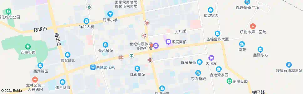 绥化正大商场_公交站地图_绥化公交_妙搜公交查询2025