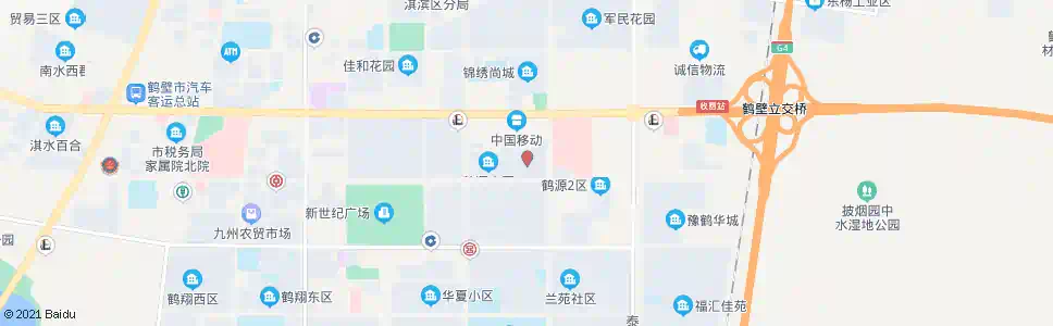 鹤壁市委五号院_公交站地图_鹤壁公交_妙搜公交查询2025