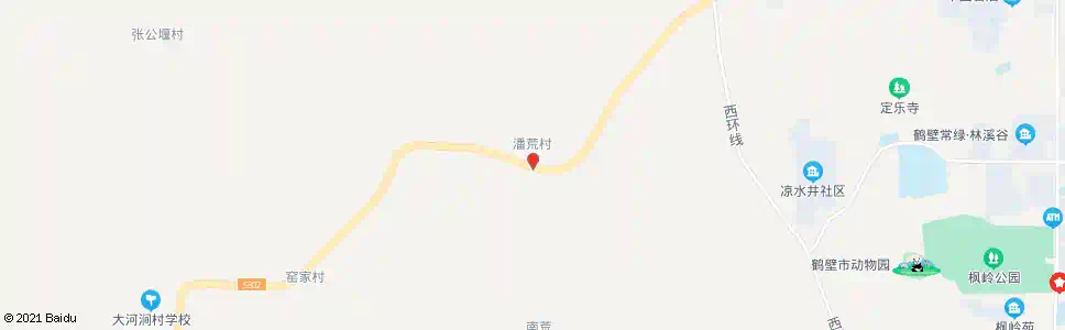 鹤壁潘荒_公交站地图_鹤壁公交_妙搜公交查询2025