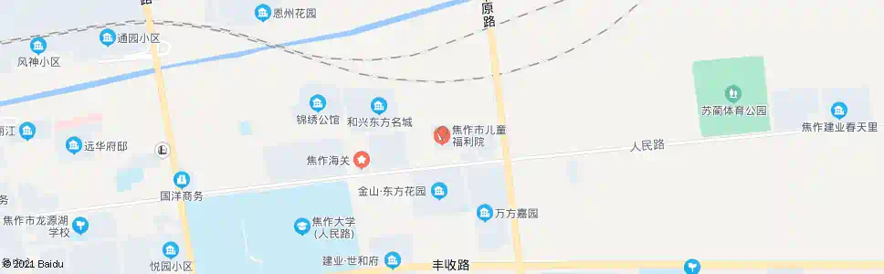 焦作儿童福利院_公交站地图_焦作公交_妙搜公交查询2025