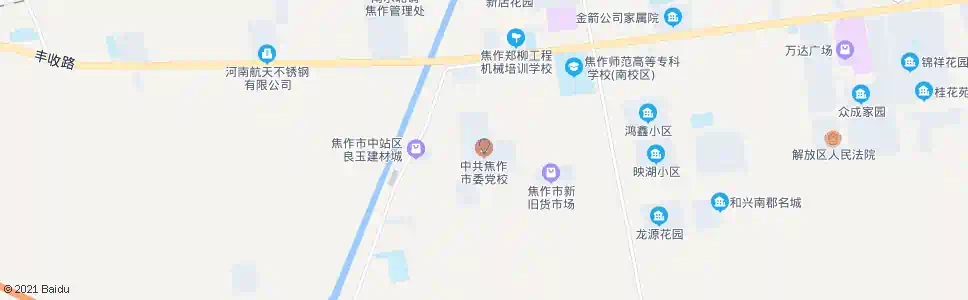 焦作市委党校_公交站地图_焦作公交_妙搜公交查询2025