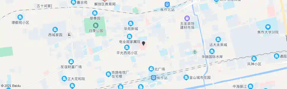 焦作第一人民医院(精益眼镜总店)_公交站地图_焦作公交_妙搜公交查询2025