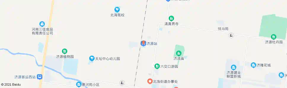 济源二院_公交站地图_济源公交_妙搜公交查询2025