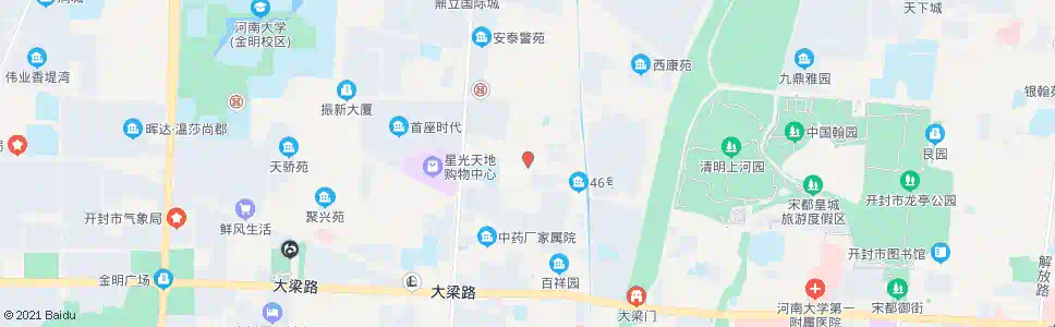 开封小北岗_公交站地图_开封公交_妙搜公交查询2025