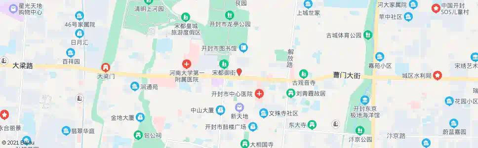 开封新街口(大商超市)_公交站地图_开封公交_妙搜公交查询2025