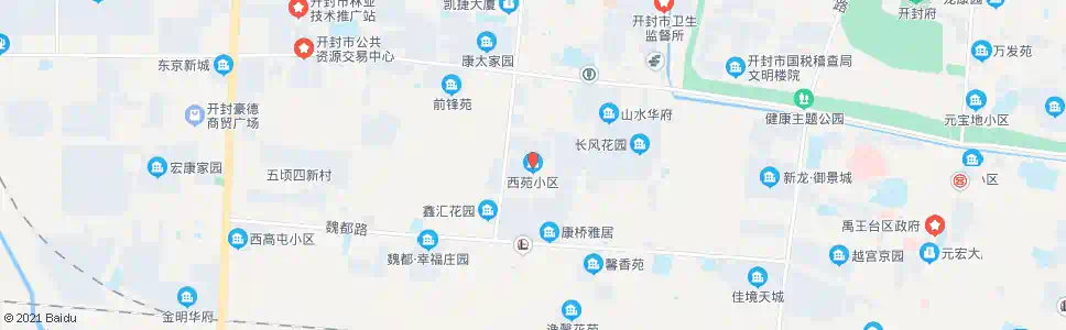 开封西苑小区_公交站地图_开封公交_妙搜公交查询2025