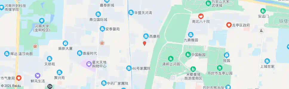 开封星云山庄_公交站地图_开封公交_妙搜公交查询2025