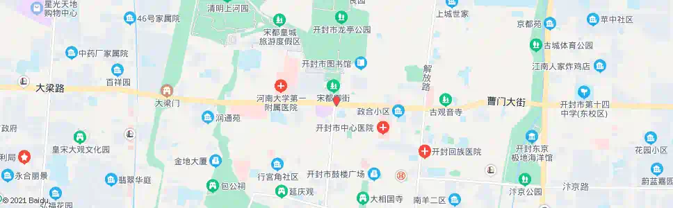 开封新街口(新街口幼儿园)_公交站地图_开封公交_妙搜公交查询2025