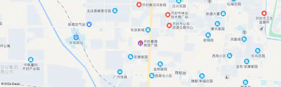 开封豪德西门_公交站地图_开封公交_妙搜公交查询2025