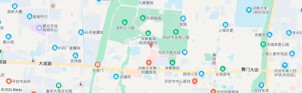 开封法院街_公交站地图_开封公交_妙搜公交查询2025