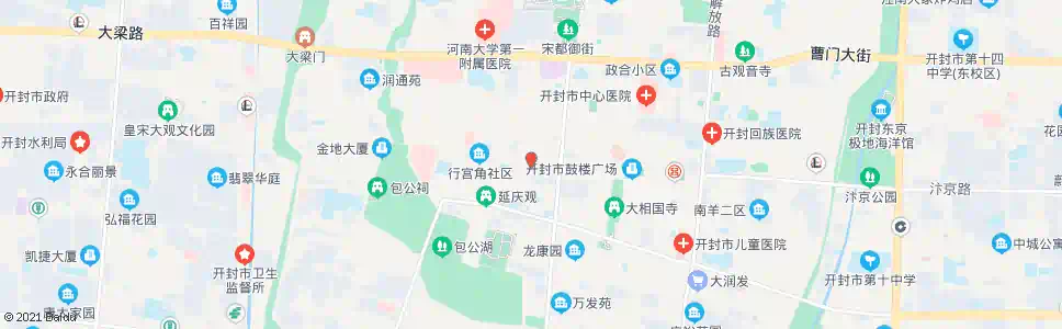 开封行宫角(四面钟)_公交站地图_开封公交_妙搜公交查询2025