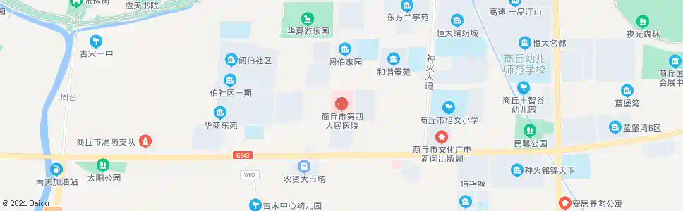 开封东司门第四人民医院_公交站地图_开封公交_妙搜公交查询2025