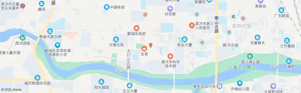 漯河工商局家属院_公交站地图_漯河公交_妙搜公交查询2025