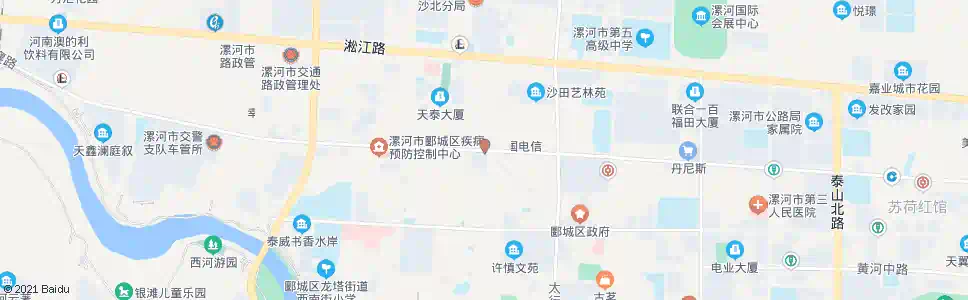 漯河许慎市场北口_公交站地图_漯河公交_妙搜公交查询2025