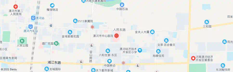 漯河市人民医院_公交站地图_漯河公交_妙搜公交查询2025