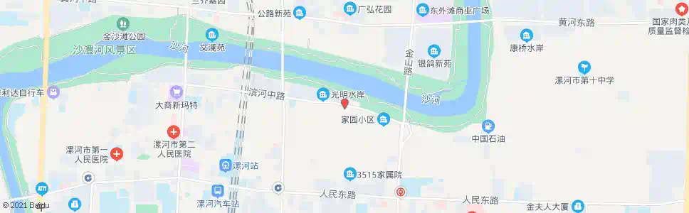 漯河光明路市场_公交站地图_漯河公交_妙搜公交查询2025